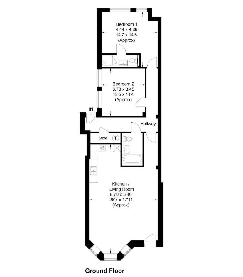 Stunning 2 Bed Apartment Sea Views And Parking Worthing Exteriér fotografie